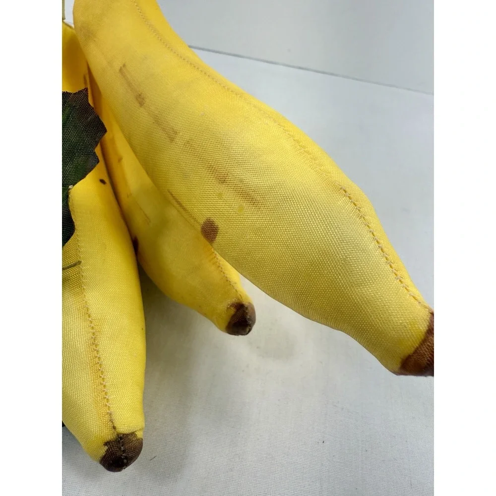 Vintage Fabric Fruit Set‎ Bananas Grapes Orange Decor Kitchen Display Photo Prop